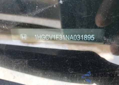 2022 Honda Accord Sport from USA, damaged, VIN 1HGCV1F31NA031895